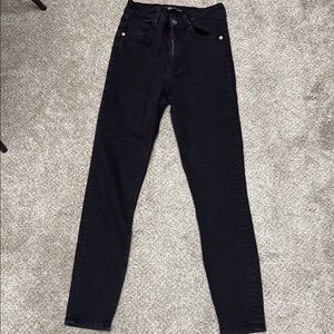 Zara High Rise Black Women's Jeans